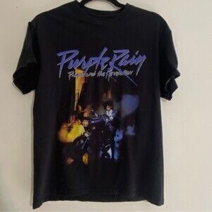 The Prince Estate Official Mens Medium Short Sleeve Purple Rain The Revolution